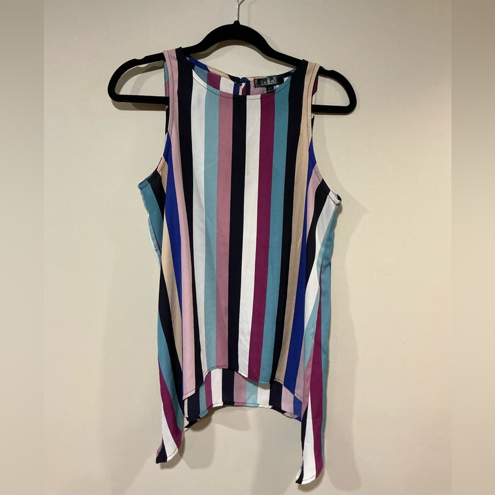 RACHEL Rachel Roy Multicolor Striped Tank Top